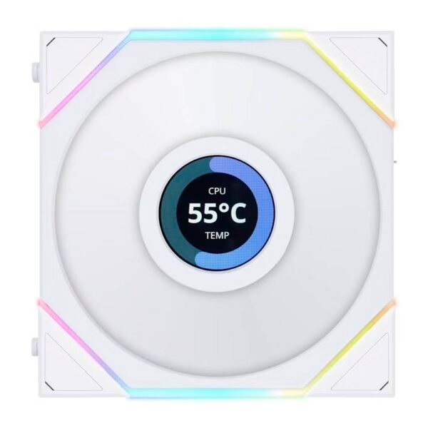 Ventoinha Lian Li UNI TL LCD Series Branco 120mm