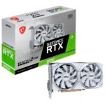 Placa Gráfica MSI NVIDIA GeForce RTX 3050 "Ampere" Ventus 2X XS White 8G OC GDDR6
