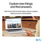 Portátil HP OmniBook X 14-fe1002np 14'' 2.2K+ 16GB 1TB W11H Prata glaciar - Image 3