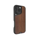 Capa Mous Limitless 6.0 - Walnut MagSafe Compatible - Apple Iphone 16 Pro