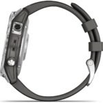 Smartwatch Garmin Fēnix 7 47mm Standard Edition Prateado c/ Bracelete Grafite - Image 3