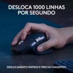 Teclado Logitech MX Keys S Bluetooth PT Graphite + Rato Óptico Logitech MX Master 3s Wireless/Bluetooth 8000DPI Graphite - Image 5