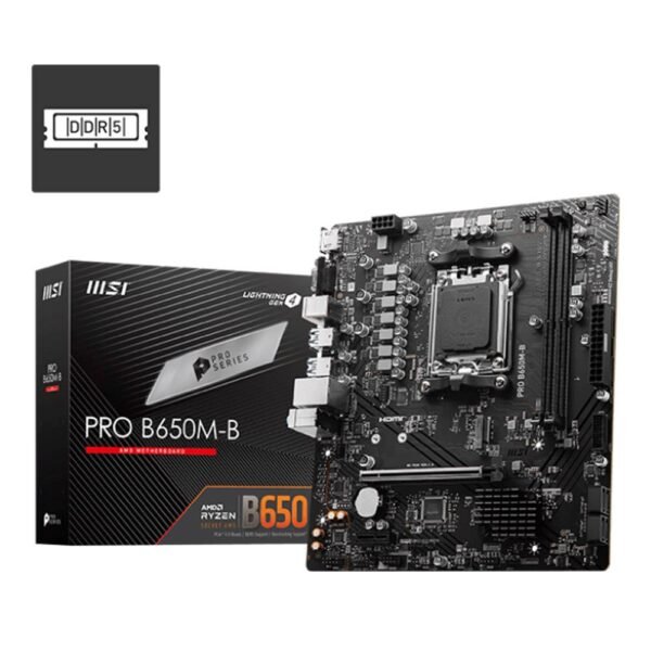 Motherboard Micro-ATX MSI Pro B650M-B Skt AM5