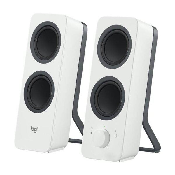 Colunas Logitech Z207 Stereo 2.0 Bluetooth 10W Peak / 5W RMS Brancas