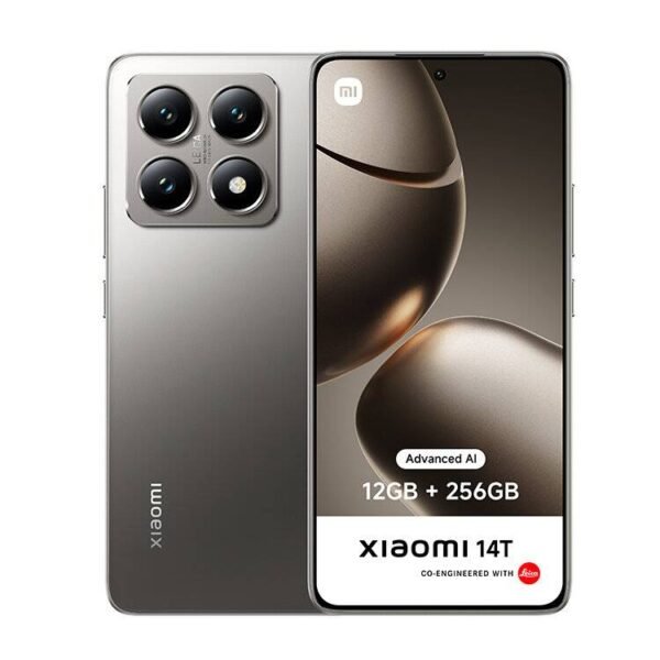Smartphone Xiaomi 14T 5G 6.67" 12GB 256GB Dual SIM Titan Grey