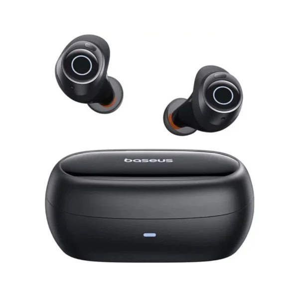 Auriculares Bluetooth Baseus Bowie MA20 True Wireless com Cancelamento Ativo de Ruído Pretos