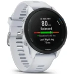 Smartwatch Garmin Forerunner 255 Music 46mm Branco