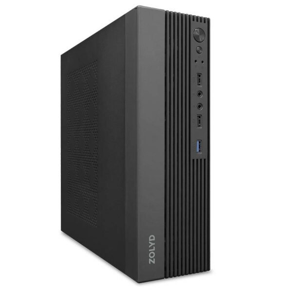 Caixa Mini-ITX Zolyd Xyndora Preta com Fonte Alimentação 200W