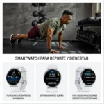 Smartwatch Garmin Venu 3 45mm Moldura Aço Inoxidável com Caixa e Bracelete de Silicone Branco - Image 5