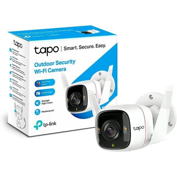Câmara de Segurança TP-Link Tapo C320WS 2K Outdoor IP66 Security Wi-Fi