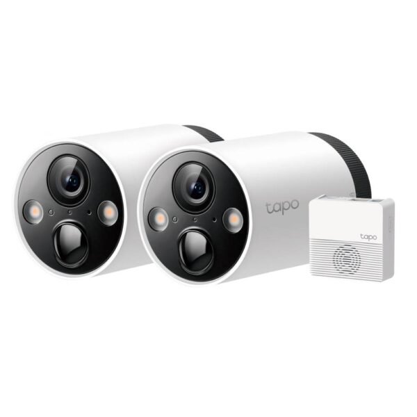 Câmaras de Segurança TP-Link Tapo C420S2 2K Outdoor IP65 Security Wi-Fi + Hub