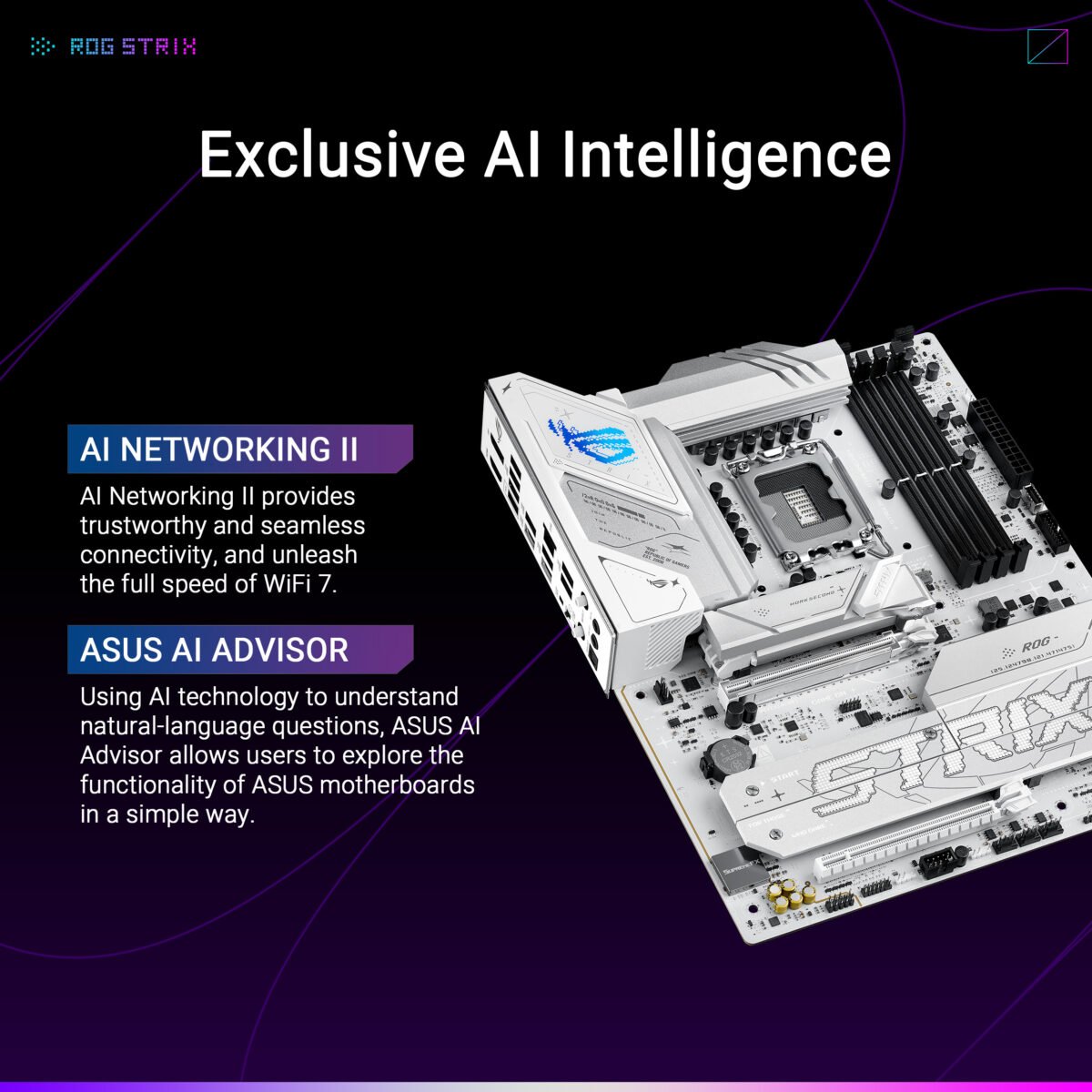 Motherboard Asus ROG STRIX B860-A GAMING WIFI LGA 1851 - Image 6
