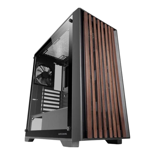 Caixa Mars Gaming MC-WOOD Preta (ATX) (Vidro Temperado)