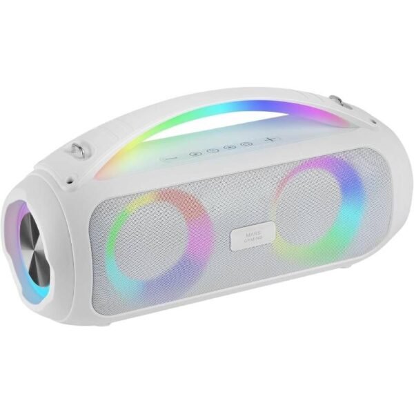 Coluna Bluetooth Mars Gaming MS-PULSE 50W RMS 2.0 Branco