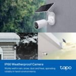 Câmara de Segurança TP-Link Tapo C425 Kit 2K QHD 4MP Outdoor IP66 Security Wi-Fi com Bateria + Suporte Magnético + Painel Solar - Image 5