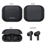 Earbuds Baseus Bowie E17 True Wireless Cluster Black - Image 3