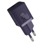 Carregador Baseus GaN5 Fast Charger (Mini) 1C 30W USB-C Midnight Purple