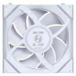 Ventoinha 120mm Lian Li Uni Fan SL120 LCD Wireless RGB 4 Pinos PWM Branca - Image 3