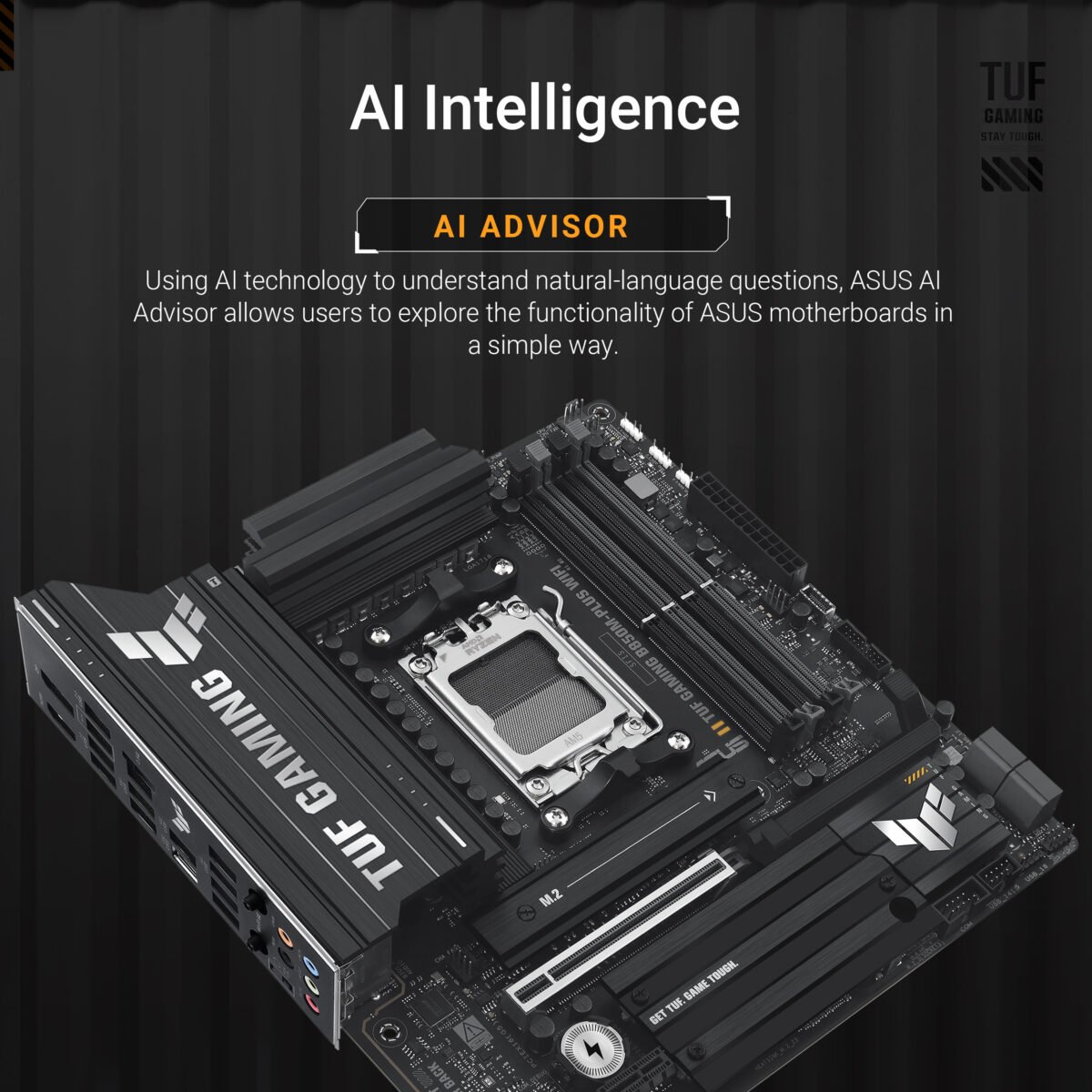 Motherboard Asus TUF GAMING B850M-PLUS WIFI Skt AM5 - Image 6