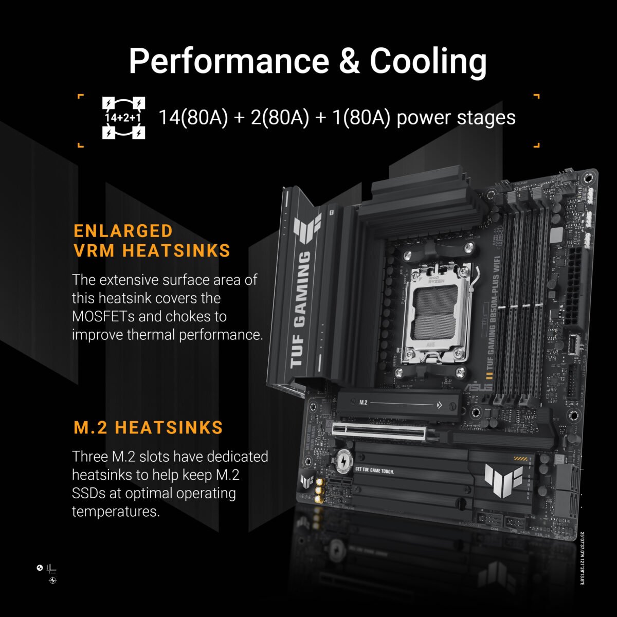 Motherboard Asus TUF GAMING B850M-PLUS WIFI Skt AM5 - Image 5
