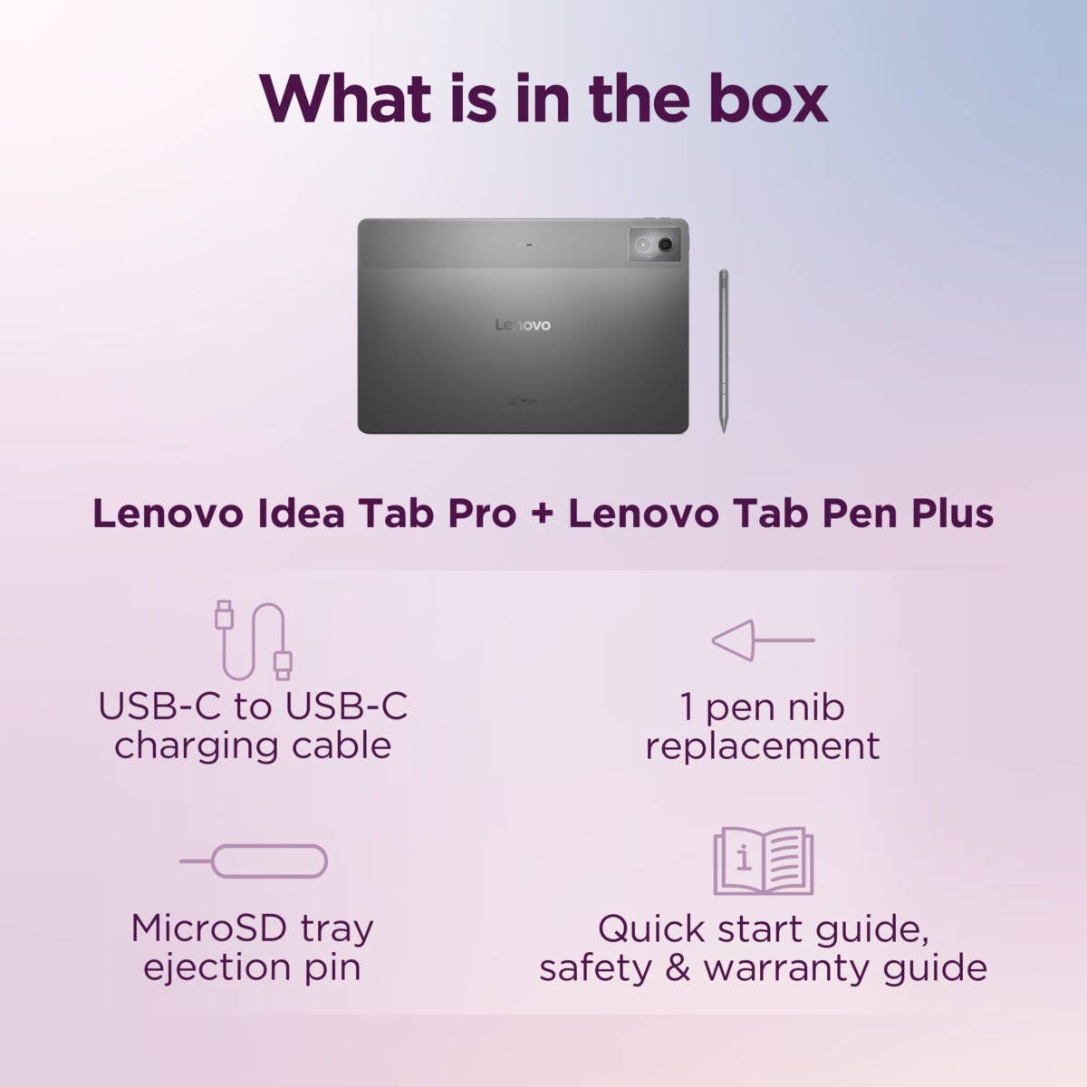 Tablet Lenovo Idea Tab Pro 12.7 3K 8GB 256GB WIFI Cinzento + Caneta - Image 4