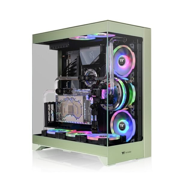 Caixa ATX Thermaltake CTE E550 TG Matcha Green Mid Tower Chassis