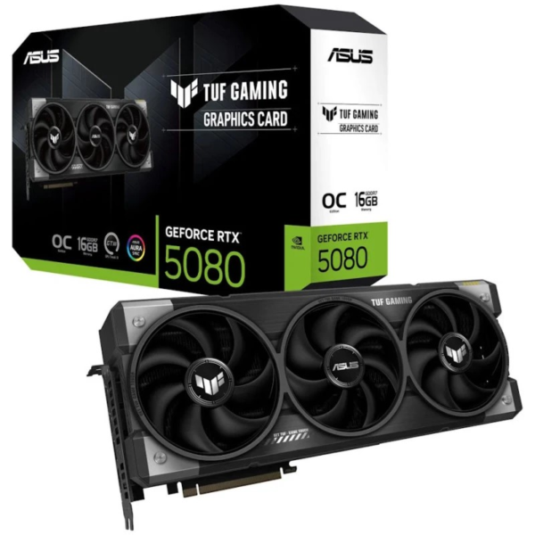 Placa Gráfica Asus TUF Gaming GeForce RTX 5080 16GB GDDR7 OC Edition