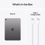Apple iPad Air (6ª Geração) M2 11" WiFi 128GB Cinzento Sideral - Image 3