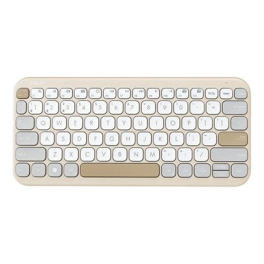 Teclado Asus Marshmallow KW100 Bluetooth Bege (PT)