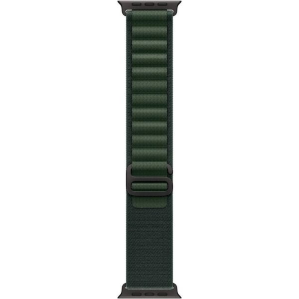 Apple Bracelete Loop Alpine Verde Escuro/Titânio Preto 49mm Tamanho S