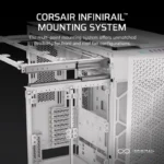 Caixa Corsair iCUE LINK 9000D RGB AIRFLOW Full Tower ATX vidro temperado Branco - Image 5