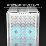 Caixa Corsair iCUE LINK 9000D RGB AIRFLOW Full Tower ATX vidro temperado Branco - Image 3