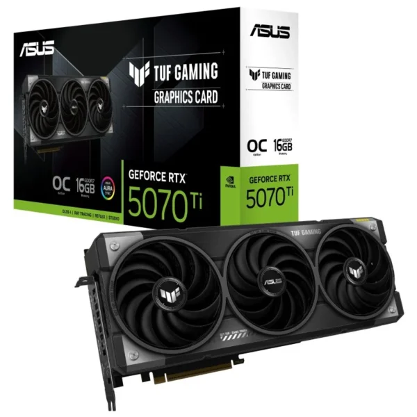 Placa Gráfica Asus GeForce RTX 5070 Ti TUF Gaming OC 16GB GDDR7 DLSS4