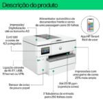 Impressora Jato de Tinta HP OfficeJet Pro 9730e Multifunções (Impressão, Cópia, Digitalização), Duplex Auto, Wireless - Instant Ink - Image 5