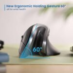 Rato Óptico Ewent EW3154 Ergonomic Vertical Wireless 3200DPI Preto - Image 6