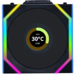 Ventoinha Lian Li UNI FAN SL120 LCD Wireless RGB PWM Preto 120mm (Pack 3) - Image 2
