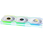 Ventoinha Lian Li UNI FAN SL120 LCD Wireless RGB PWM Branco 120mm (Pack 3) - Image 4