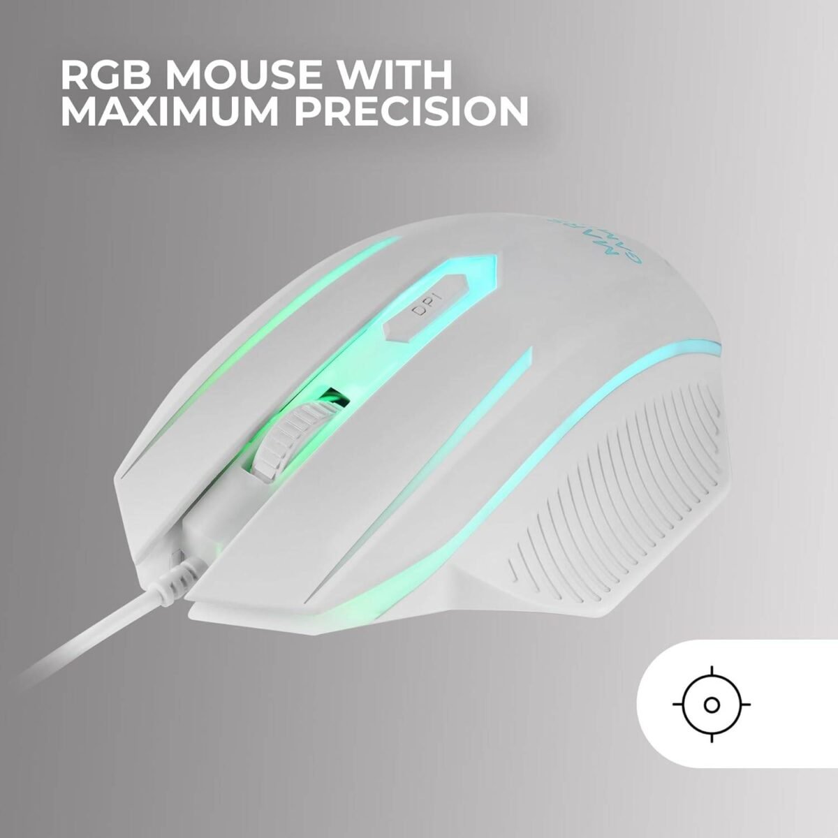 Bundle Mars Gaming MCP-124 Combo RGB Branco (Teclado + Rato + Tapete) - Image 4