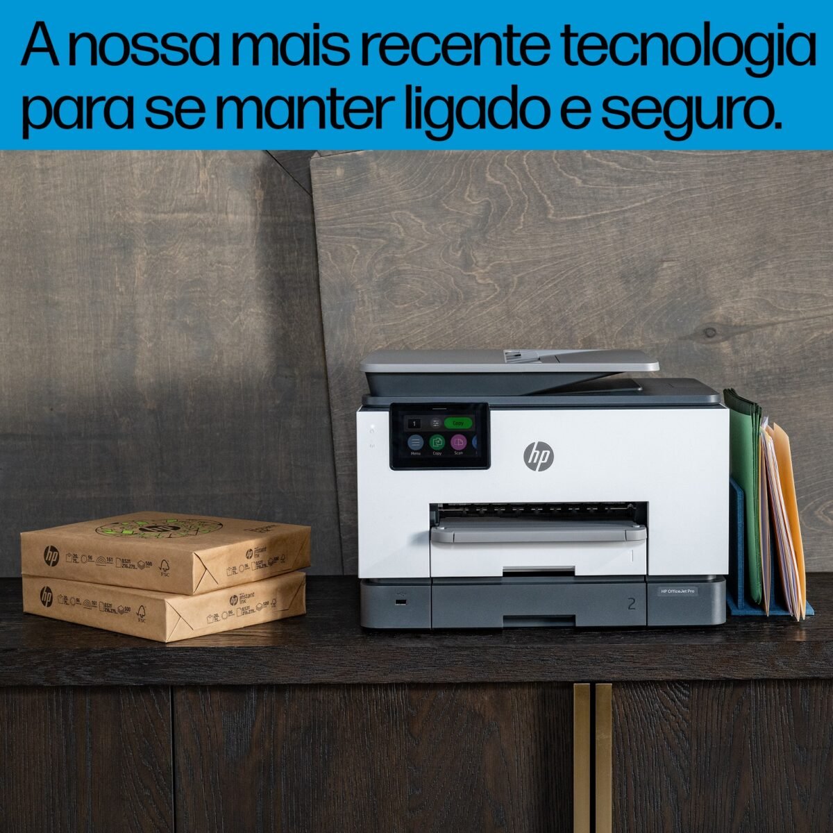 Impressora Jato de tinta Multifunções a Cores HP OfficeJet Pro 9132e WiFi Duplex Fax - Image 8