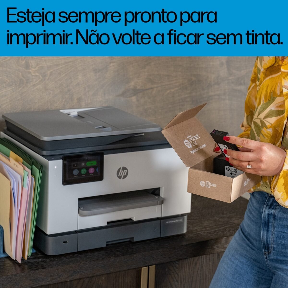 Impressora Jato de tinta Multifunções a Cores HP OfficeJet Pro 9132e WiFi Duplex Fax - Image 7