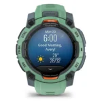 Smartwatch Desportivo GPS 10ATM Garmin Instinct 3 45mm AMOLED Verde com Bracelete Verde - Image 2
