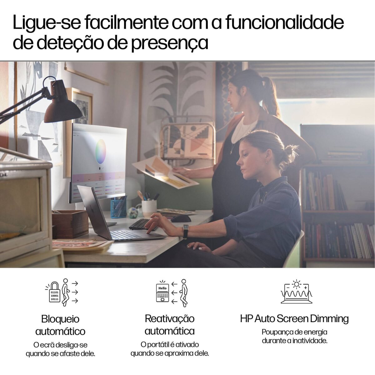 Portátil HP Envy x360 2-in-1 14-fc0011np Ultra 7 155U 14" Touch 3K OLED 32GB 1TB W11H Prata Meteoro - Image 11