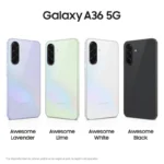 Smartphone Samsung Galaxy A36 5G 8GB 256GB 6.7" Super AMOLED Lavanda - Image 4