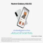 Smartphone Samsung Galaxy A56 5G 8GB 256GB 6.7" Super AMOLED Cinza - Image 5