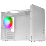 Caixa Mars Gaming MC-XPS Micro-ATX com Vidro Temperado, Ventoinha FRGB 120mm Traseira e USB-C Branca - Image 4