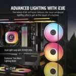 Pack Duas Ventoinhas Suplementares Corsair iCUE LINK LX140-R RGB PWM 140mm Pretas - Image 4