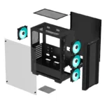 Caixa DeepCool ATX CC560 RGB Vidro Temperado USB Preta - Image 2