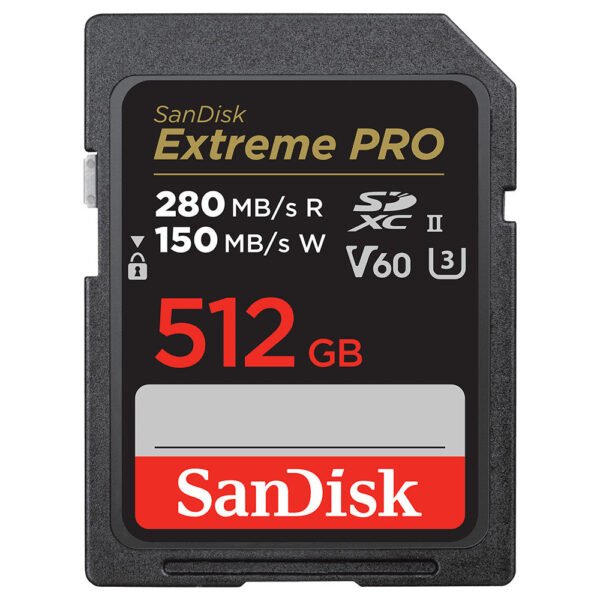 Cartão de memória SanDisk SDSDXEP-512G-GN4IN 512 GB SDXC UHS-II Classe 10
