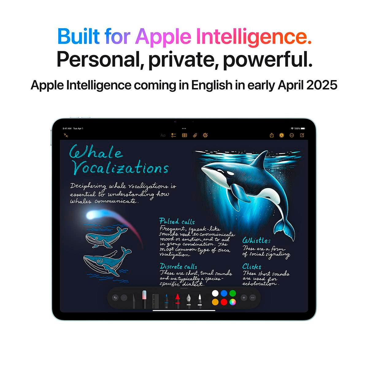 Apple iPad Air (7ª Geração) M3 11" WiFi 128GB Azul - Image 2