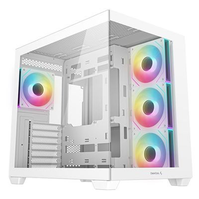 Caixa DeepCool CG530 4F ATX Vidro Temperado Branca